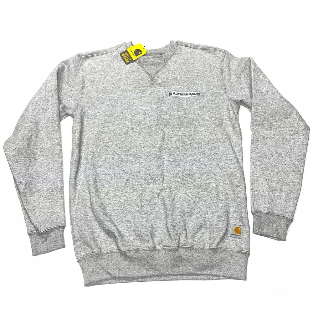 Carhartt Loose Fit Midweight Crewneck Sweatshirt Men's Small Casual NWT CUSTOM
